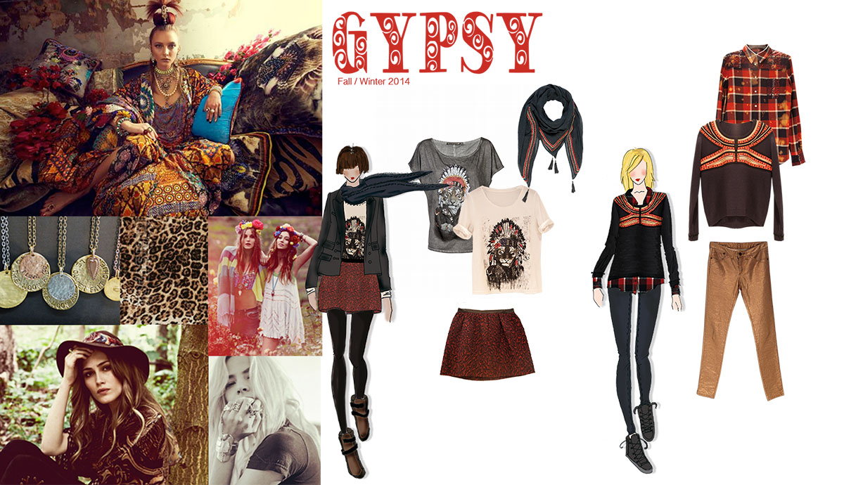 Gipsy folk theme